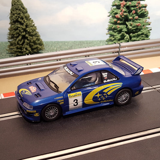 Scalextric 1:32 Car - Subaru Impreza WRC Burns #3  #E