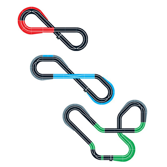 Scalextric 1:32 Sport Track - C8242, C8243 & C8244 Extension Pack A, B & C