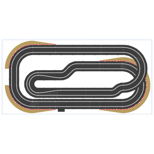 Juego de pistas Scalextric Sport 1:32 - Diseño compacto #AS11