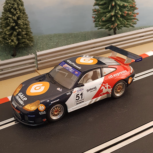 Scalextric 1:32 Digital Car - C2849D Porsche 911 GT3R Galp #51 *LIGHTS* #E