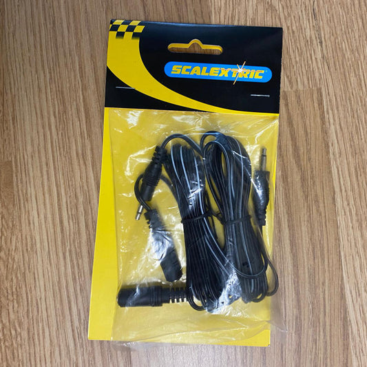 Scalextric C8008 Extension Cables / Classic Throttle Leads NEW
