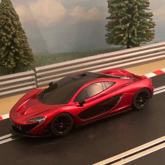 Scalextric 1:32 Car - Metallic Red McLaren P1 #E