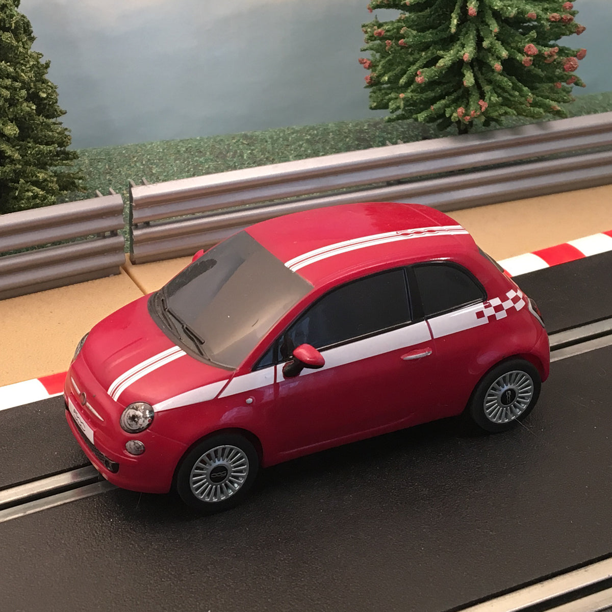 Scalextric C2934 Fiat Cinquecento Red - Fiat 500