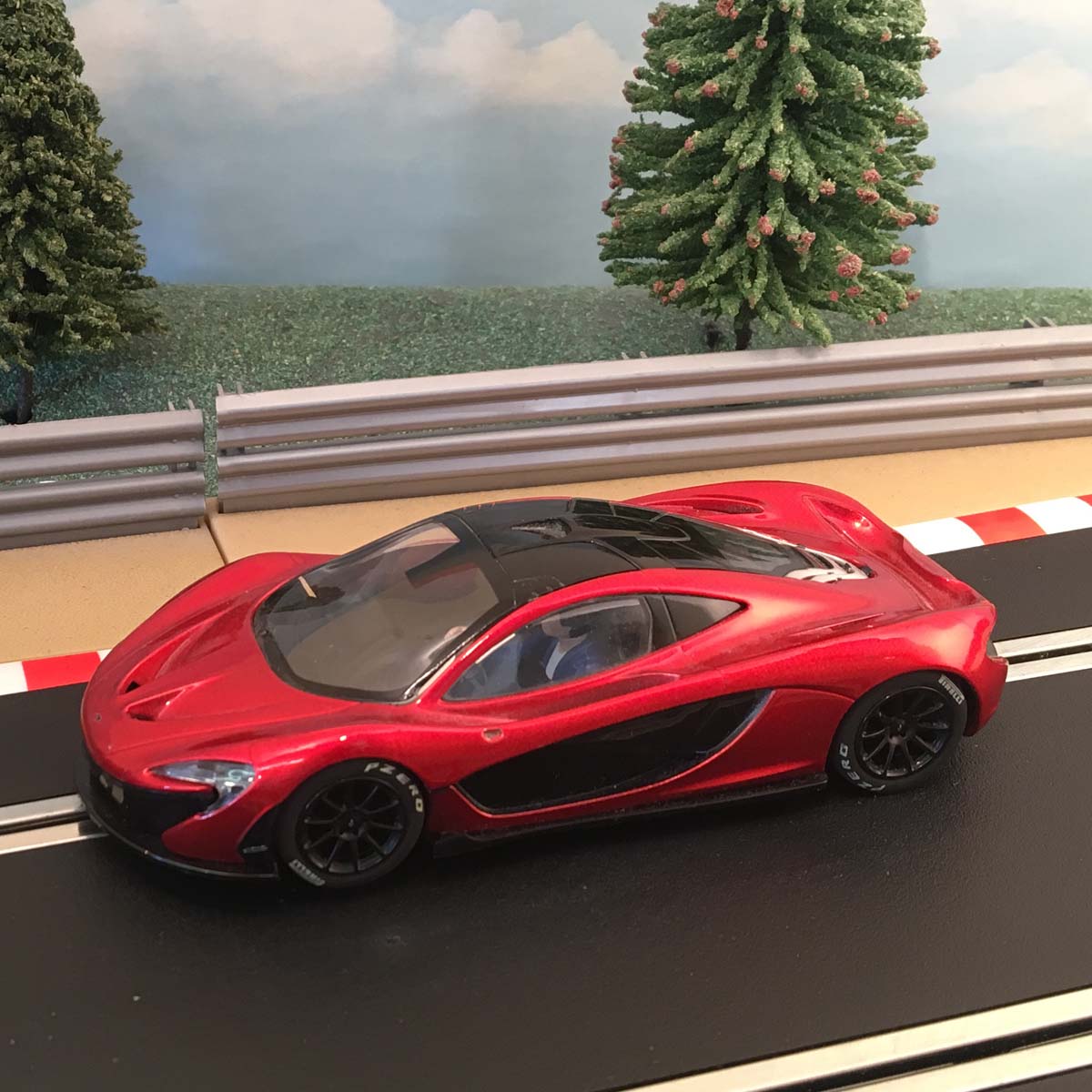 Scalextric 1:32 Car - C3643 Metallic Red McLaren P1 #MW