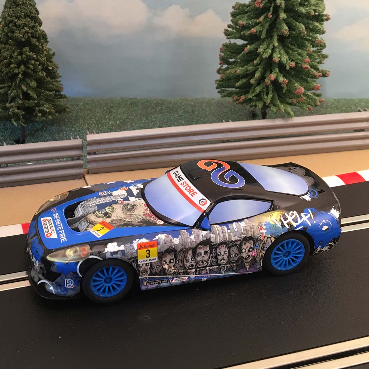 Scalextric C3959 GT Lightning - Anime Team GT Zombie #S