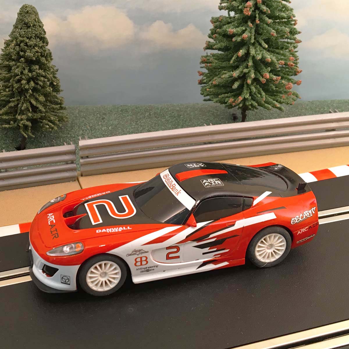 Scalextric 1:32 Start Car - Red & Black GT Lightning - Arc Air Decals #2 #S