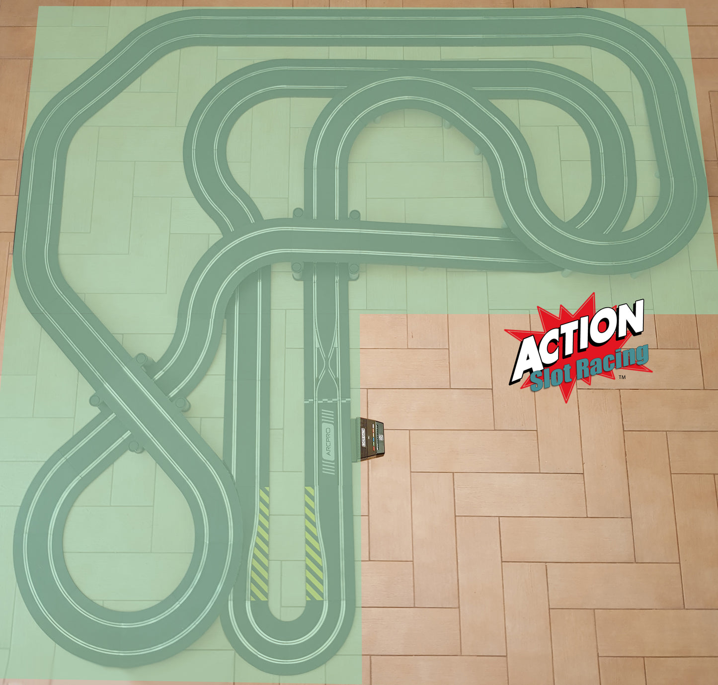 Scalextric Sport 1:32 Track Set - Huge Layout Digital ARC Pro AS8 #Q