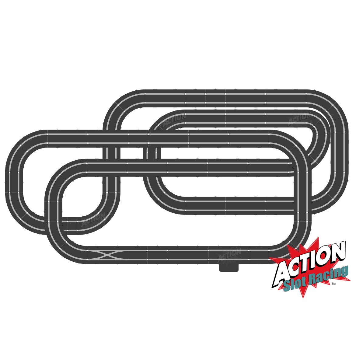Scalextric Sport 1:32 Track Set Layout - ARC Pro #AS7