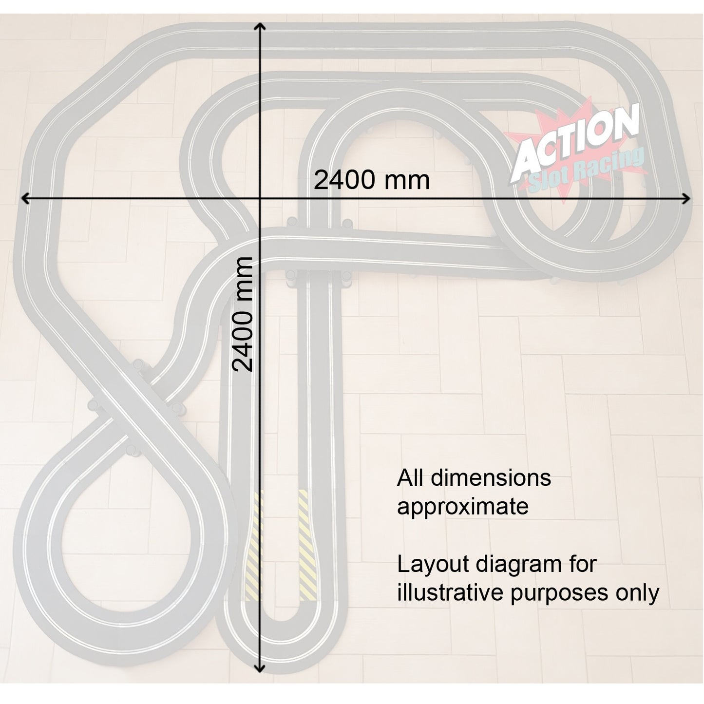 Scalextric Sport 1:32 Track Set - Huge Layout Digital ARC Pro AS8 #Q