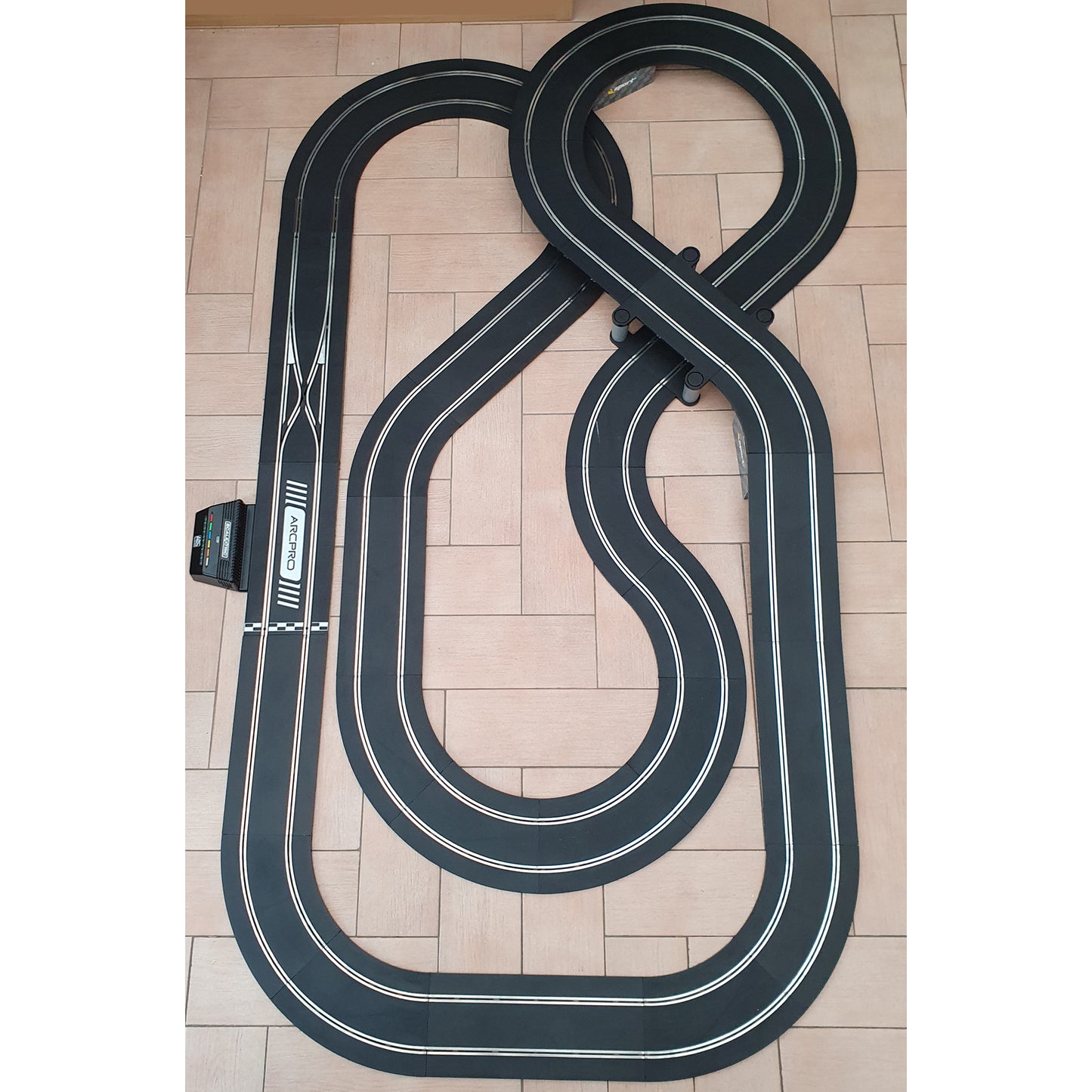 Scalextric Sport 1:32 Track Set - Layout With Bridge - ARC Pro #AS9