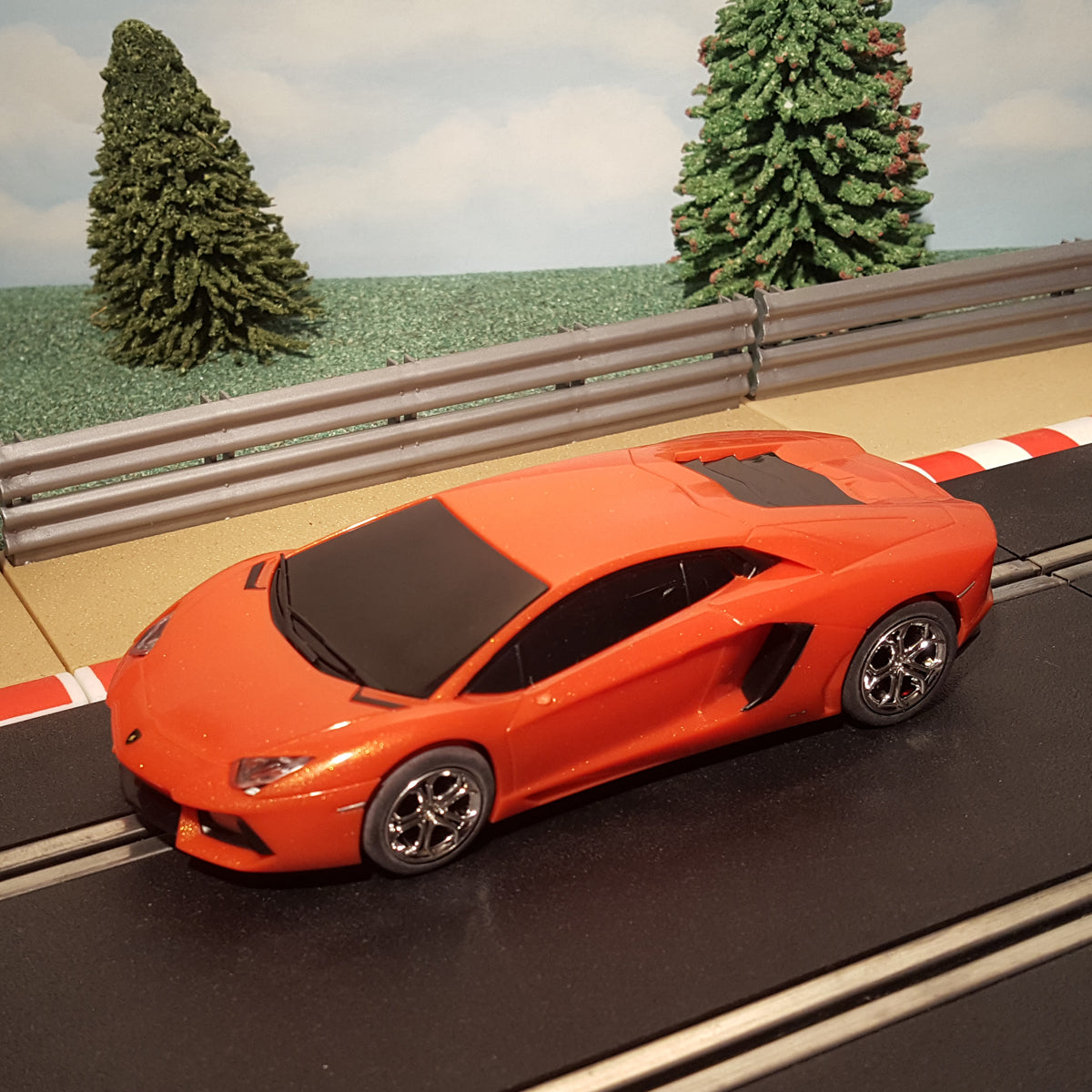 Scalextric 1:32 Car - C3460 Orange Lamborghini Aventador #D