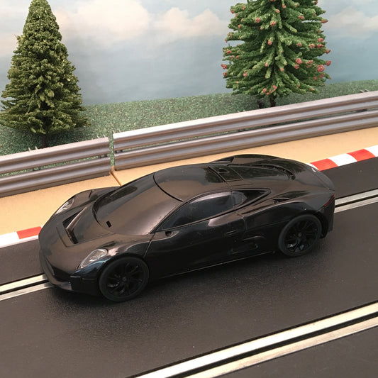 Scalextric 1:32 Car - C3814 Black Jaguar C-X75 *LIGHTS* #MW