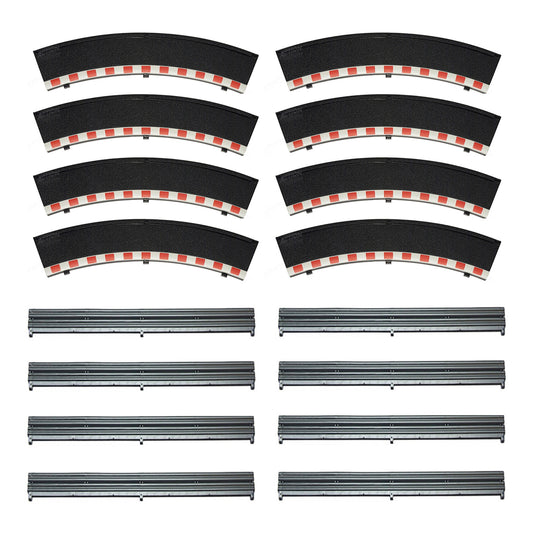 Scalextric 1:32 Sport C8228 Borders & Barriers - 8 Black Outer