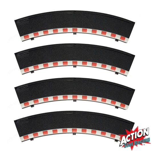 Scalextric 1:32 Sport Borders - Black Outer x 4