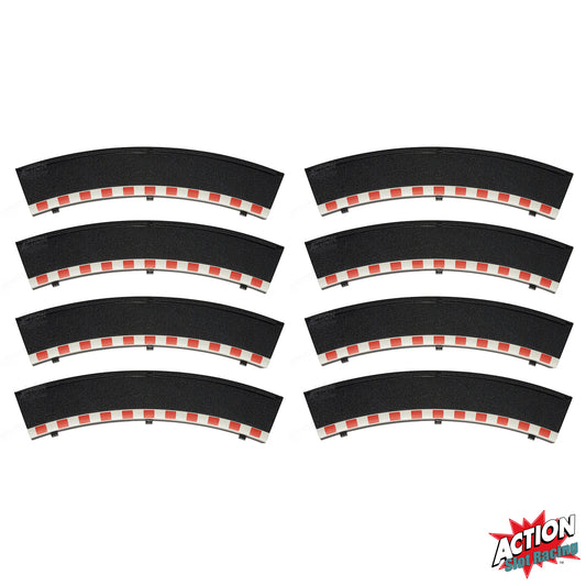Scalextric 1:32 Sport Borders - Black Outer x 8