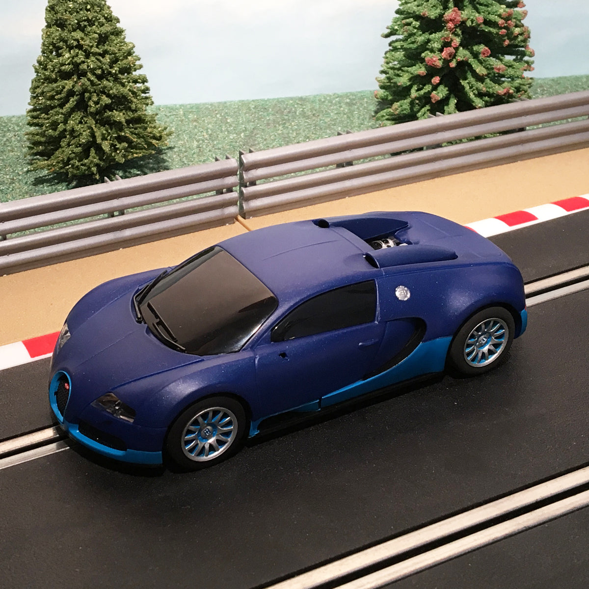 Scalextric 1:32 Car - Blue Bugatti Veyron #M