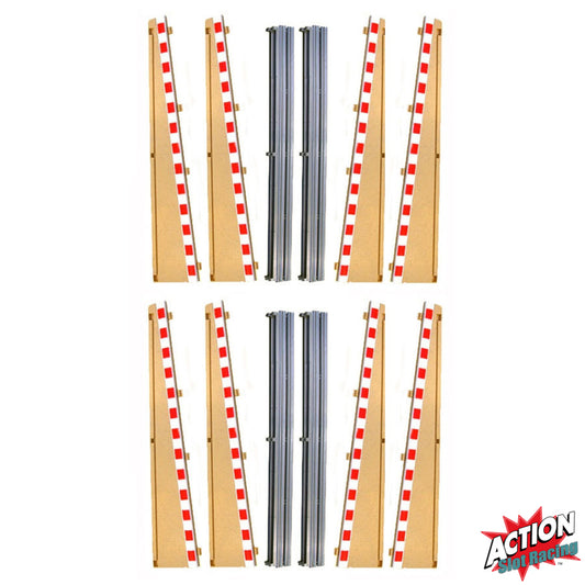 Scalextric 1:32 Sport - C8233 Borders & Barriers - 8 Lead In