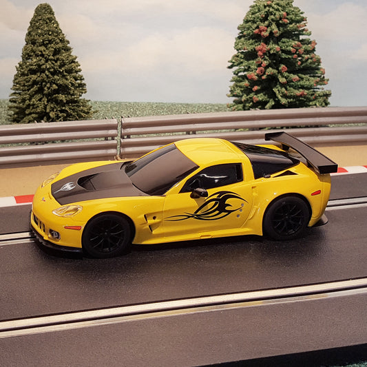 Scalextric 1:32 Car - Yellow Chevrolet Corvette C6R *LIGHTS*