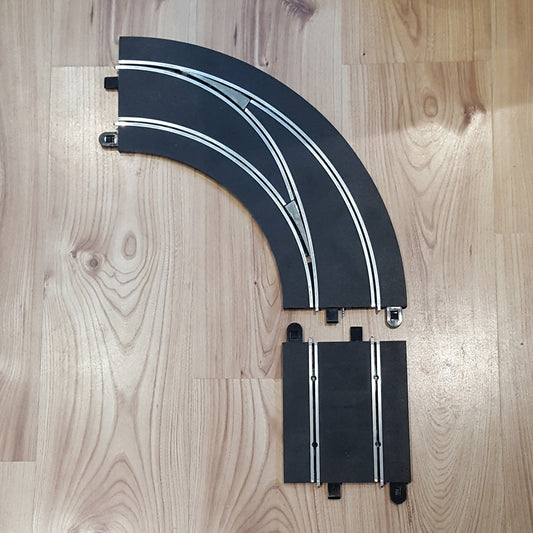 Scalextric Digital 1:32 Track C7009 Lane Changing Curve Left Hand In To Out #E
