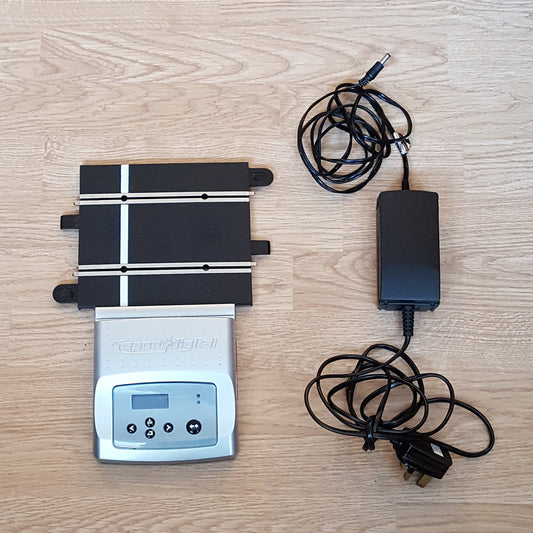 Scalextric Digital 1:32 Track - C7030 6 Car Lap Counter Powerbase, C7004 Adaptor