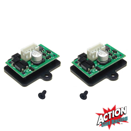Scalextric C8515 Easy-Fit Digital Plug Chip x 2 & Screws (Pair) NEW