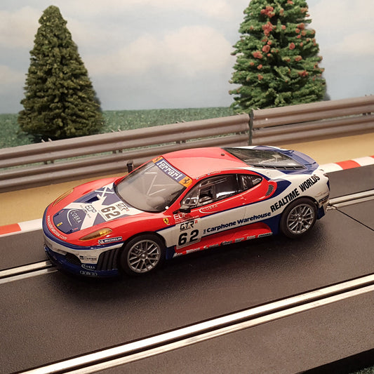 Scalextric 1:32 Car - C2804 Ferrari F430 GT Ecosse Scotland Kinch *LIGHTS* #62 #S
