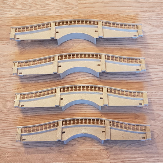 Scalextric Classic 1:32 Track - C248 Hump-Back Bridge x 4 GREY #P