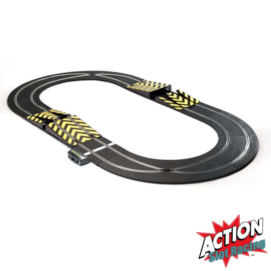 Scalextric Sport 1:32 Track Set Layout - Oval With Pair Of Ramps #A