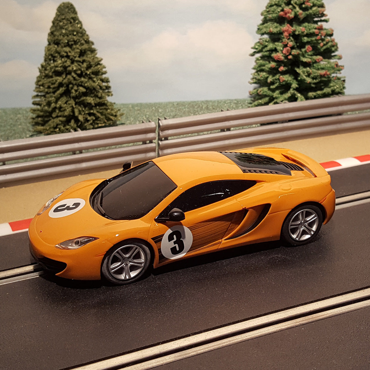 Scalextric 1:32 Car - Orange McLaren MP4-12C #3 #A