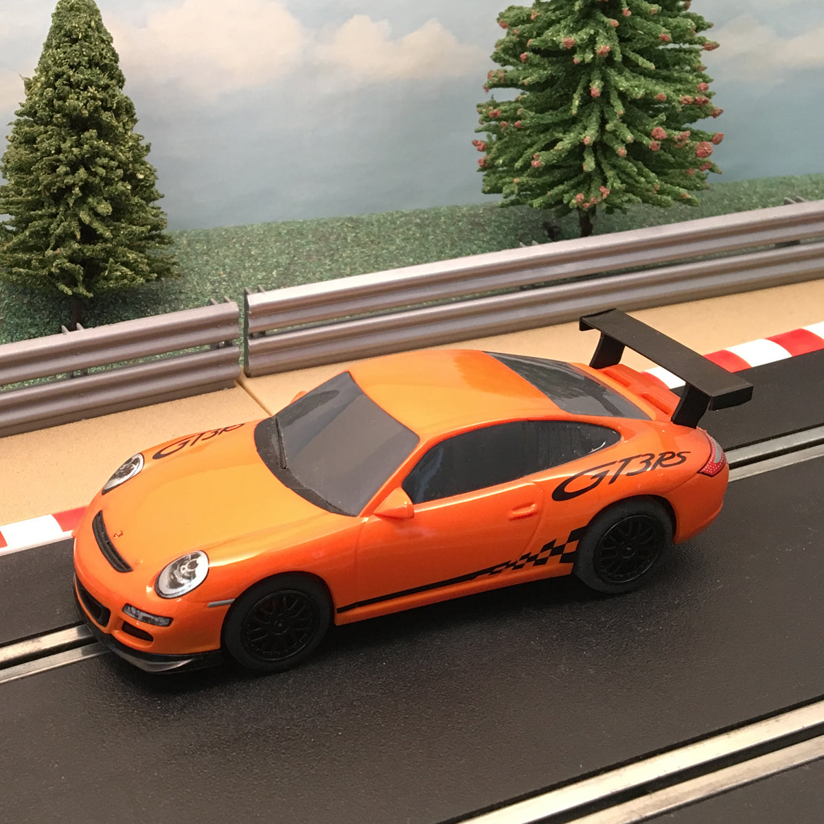 Scalextric 1:32 Drift Car - Orange Porsche 997 GT3RS #Z