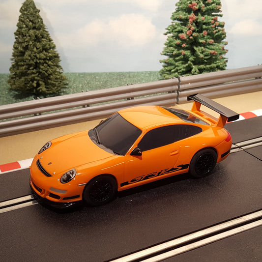Scalextric 1:32 Car - C2871 Orange Porsche 997 GT3RS #E