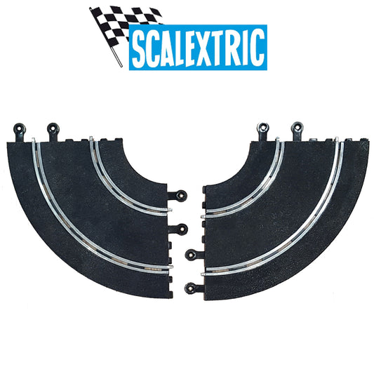 Scalextric 1:32 CLASSIC Track - Hairpin C156 PT56 Inner Curves 90º Bend x2  #E