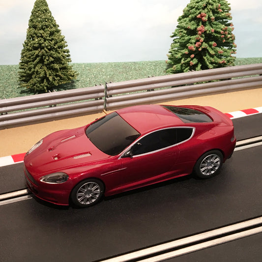 Scalextric 1:32 Car - Burgundy Red Aston Martin DBS #MW