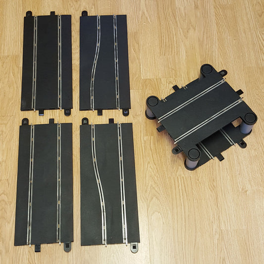 Scalextric Sport 1:32 Track - C8205 Straight x2, C8246 Chicane, C8295 Bridge #A