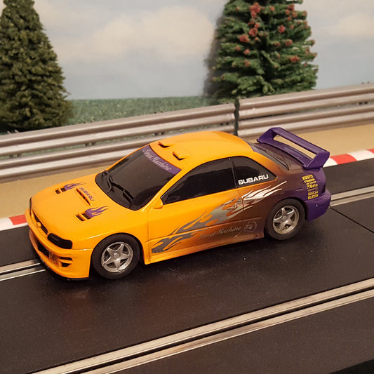 Scalextric 1:32 Car - Orange / Purple Subaru Impreza WRC Street Machine