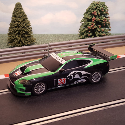 Scalextric 1:32 Car - C3241 Green Black Jaguar XKR GT3 #33