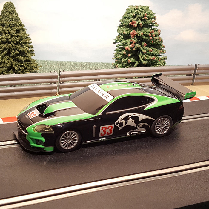 Scalextric 1:32 Car - C3241 Green Black Jaguar XKR GT3 #33 #A
