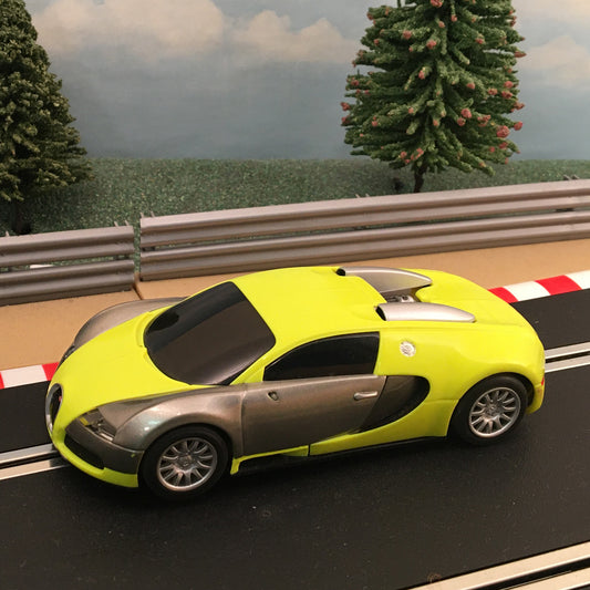Scalextric 1:32 Car - Yellow Bugatti Veyron #MW